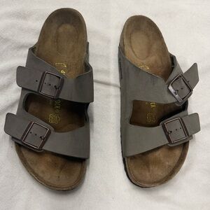 Birkenstock Sandals with Yellow Print